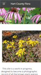 Mobile Screenshot of hartcountyflora.org