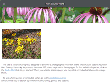 Tablet Screenshot of hartcountyflora.org
